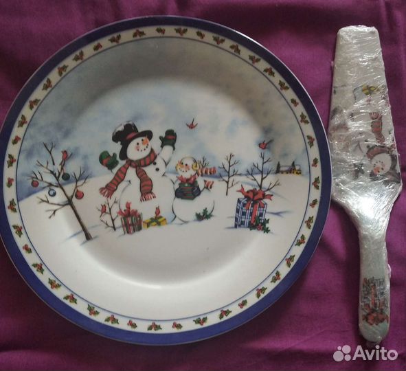 Блюдо и лопатка для пирога