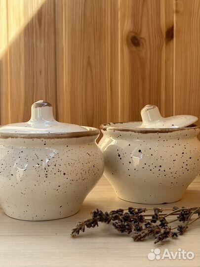 Посуда фарфор горшок рамекин