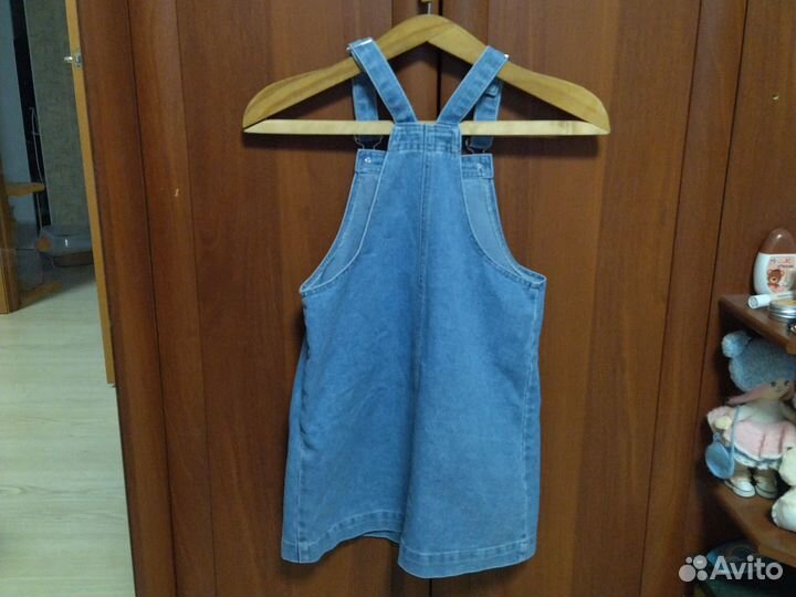 Джинсовый сарафан для девочки