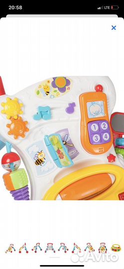 Ходунки каталка baby go со светом и музыкой