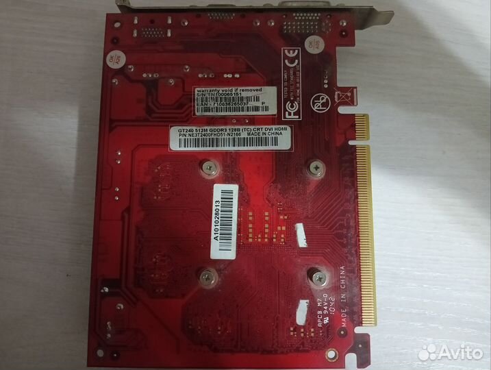 Видеокарта gt240