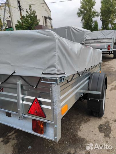 Прицеп Спутник Эксперт Zn 2513/33, тент 350 мм