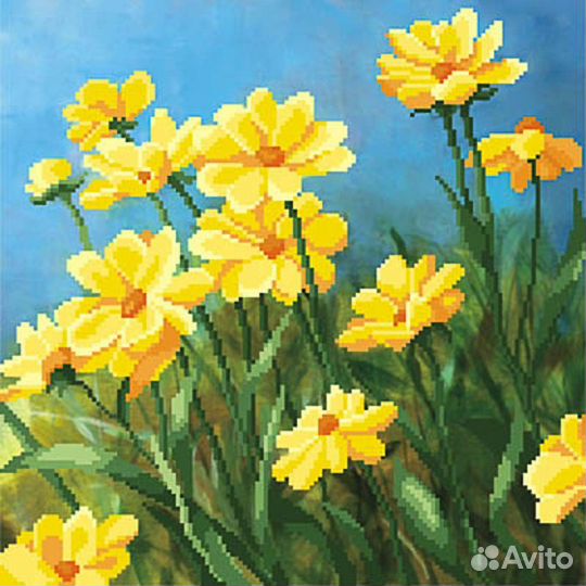 Канва/ткань с рисунком М.П.Студия для вышивания б