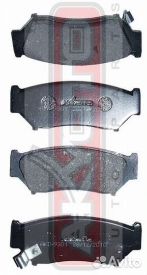 Akyoto AKD-9301 колодки тормозные дисковые передни