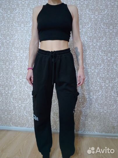 Спортивные штаны карго женские