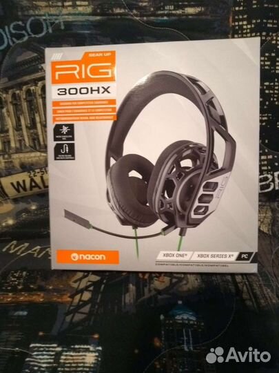 Гарнитура игровая для xbox или PC RIG 300 HX