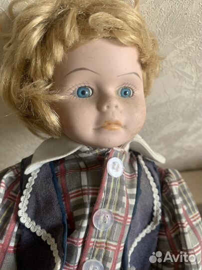 Кукла фарфоровая немецкая мальчик