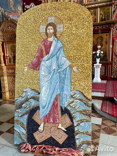 Мозаика в Храмы иконы на заказ Художник мозаичист