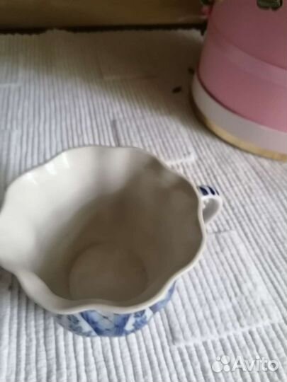 Чашка Гжель авторской работы СССР, объём 450 мл