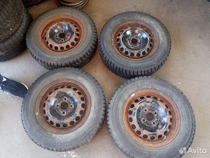 185/70 R14 Nokian Nordman 5 Зима Штампованные R14 pсd:4x100 ет:44 DIA:56.6