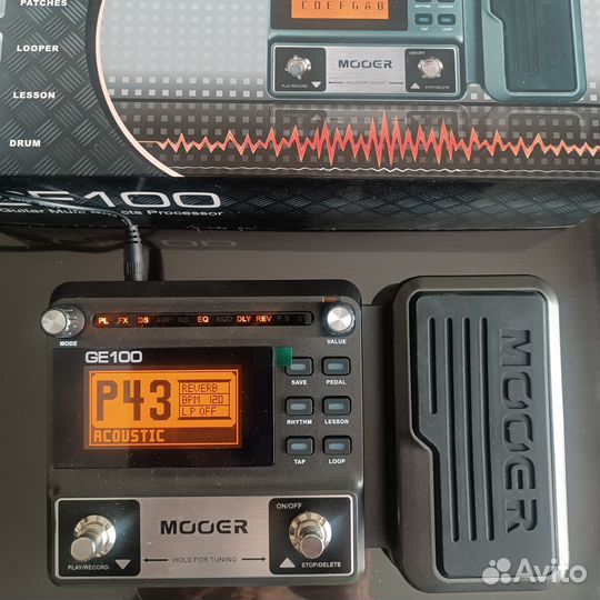 Гитарный процессор эффектов Mooer GE100