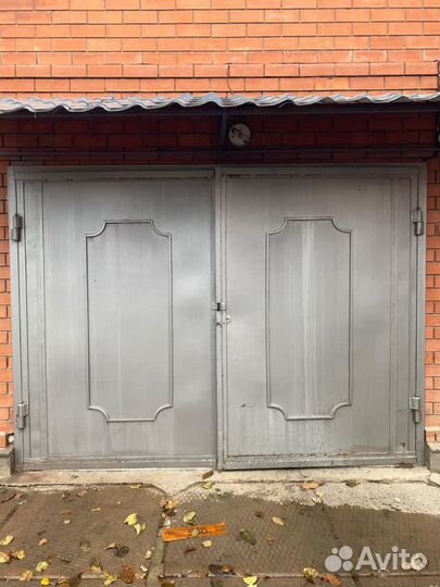 Ворота гаражные железные бу