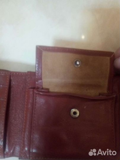 Кошелек из натуральной кожи мужской