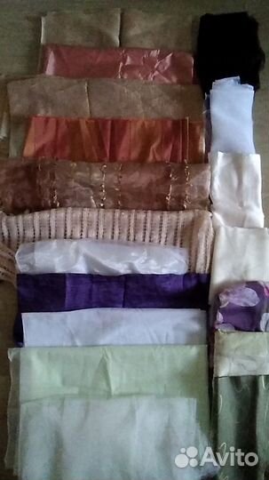 Куски ткани на поделки, детскую одежду