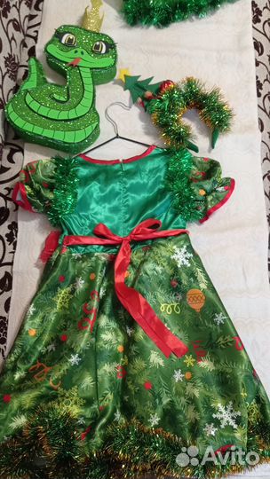 Новогодний костюм для девочки 116-122