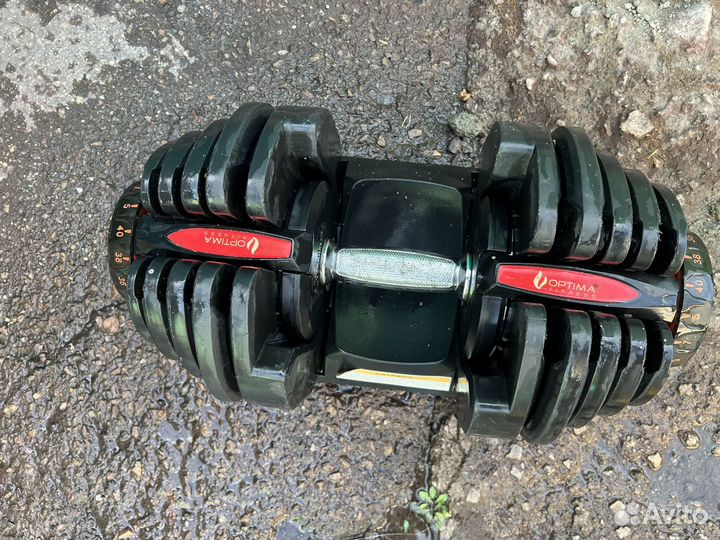 Регулируемая гантель Optima Fitness 40 кг