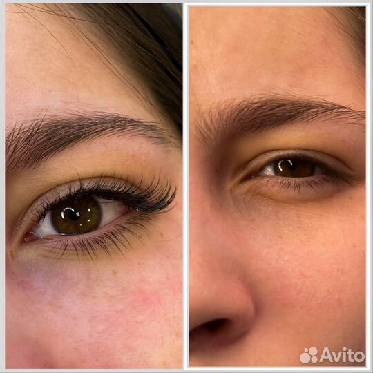 Наращивание ресниц/ламинирование ресниц/бровей