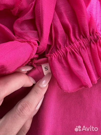 Топ розовый