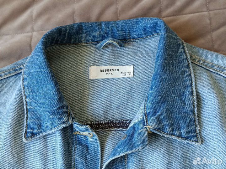 Джинсовая куртка reserved оверсайз 48-52