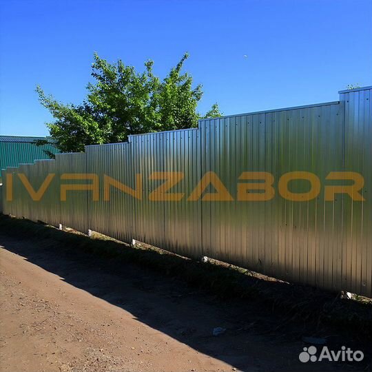 Забор на 10 соток в Приволжске