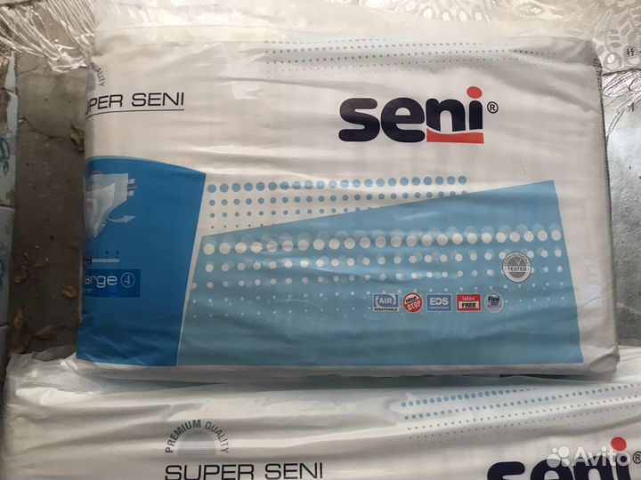 Памперсы для взрослых seni xl 4