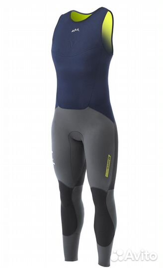 Длинный гидрокостюм без рукавов для жаркой погоды