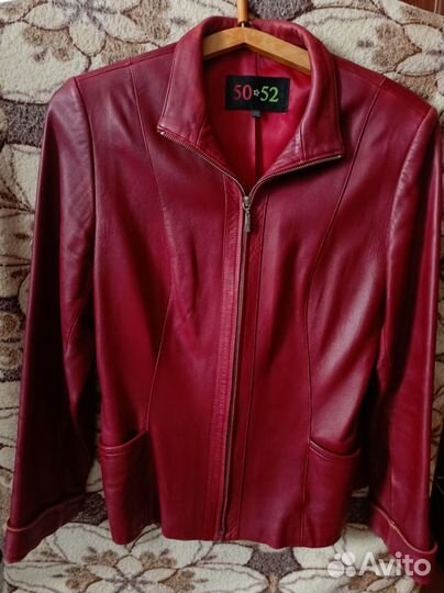 Куртка кожаная женская