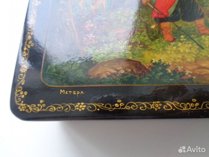 Шкатулка лаковая СССР
