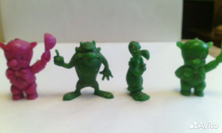 Призовые фигурки из блоков жевательной резинки 90х