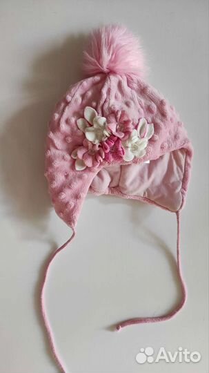 Шапка зимняя для девочки 50-52