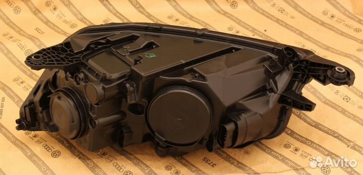 Фара правая skoda fabia 3 рест 18+ обычная + LED