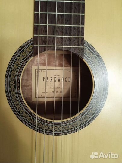 Гитара Parkwood pc75 3/4. Как новая