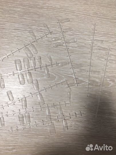 Гелевые типсы для наращивания квадрат