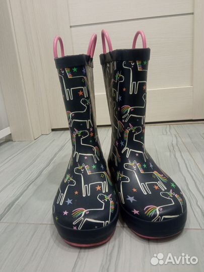 Резиновые сапоги для девочки