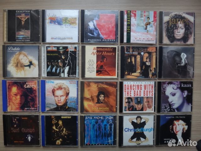 CD и мр3 диски (музыка)