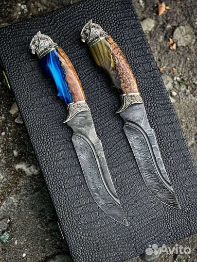 Нож из дамасской стали
