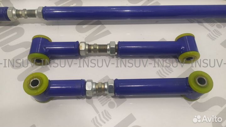 Реактивные тяги Нива (все регулируемые) полиуретан
