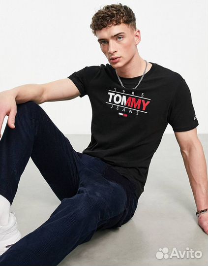 Футболка Tommy jeans 1985. Люкс. Модель 2024г