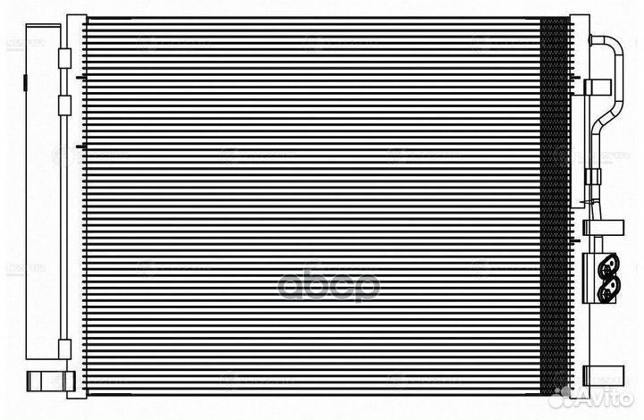 Радиатор кондиц. для а/м Hyundai Tucson (15) /K