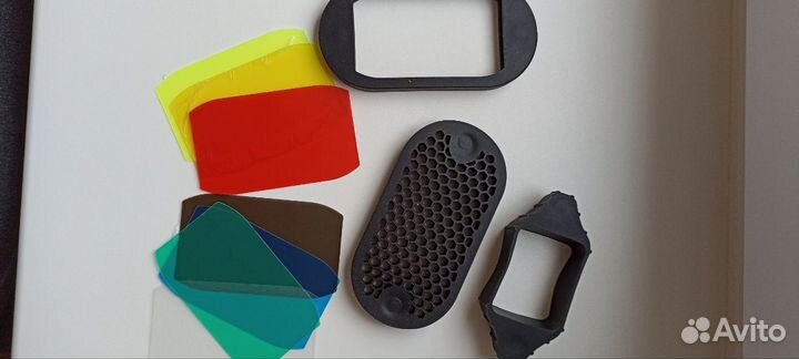 Магнитные насадки на вспышку (гели, соты)