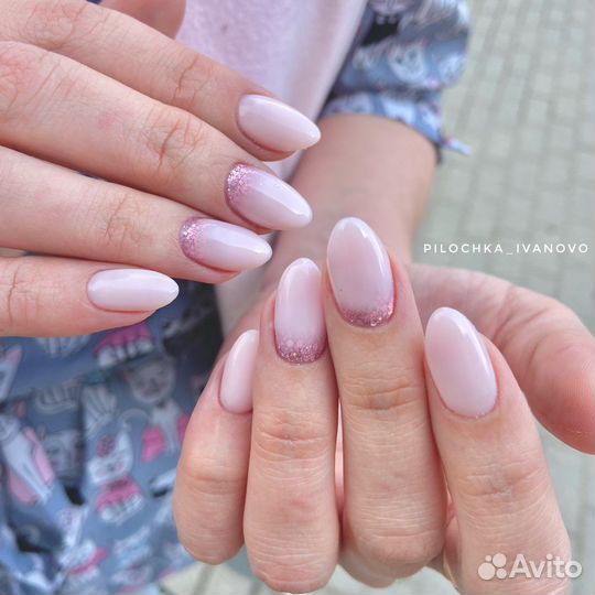 Наращивание ногтей, маникюр, педикюр