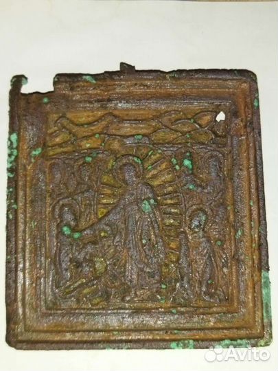 Крест эмалевый