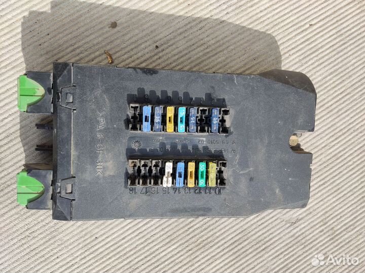Блок предохранителей mercedes vito