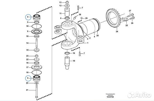 Подшипник VOE11115827 / 11115827