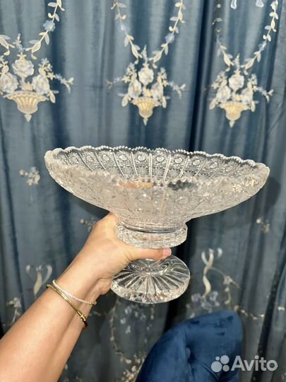 Богемский хрусталь вазы