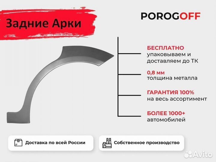 Ремонтные пороги Chery Fora (A21)