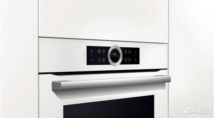 Электрический духовой шкаф Bosch HBG634BW1 (белый)