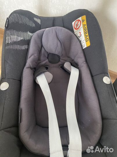 Автолюлька maxi cosi pebble plus и база 2wayfix