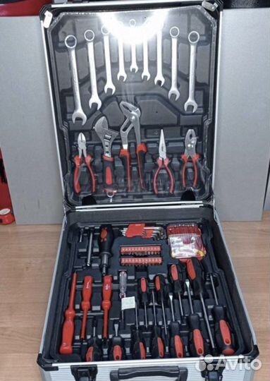 Набор инструментов чемодан 187 предметов / Новый