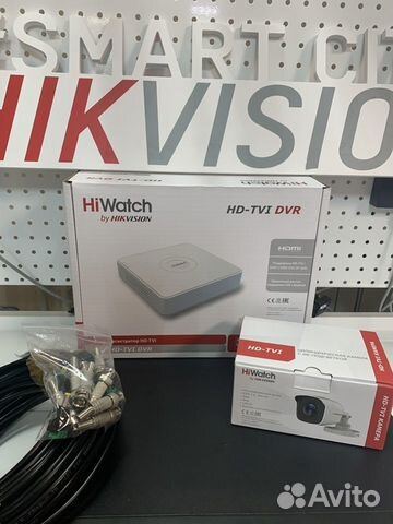 Комплект видеонаблюдения hiawtch starlight 1 каме